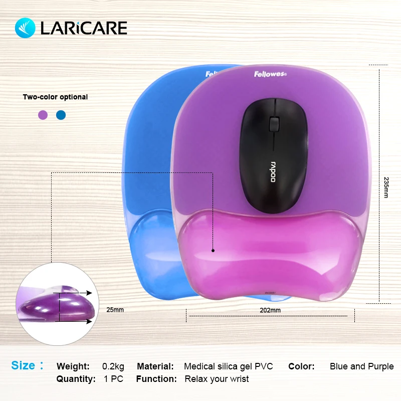 Эргономичные коврики для мыши Laricare подлокотник Офисная часть здоровой жизни и