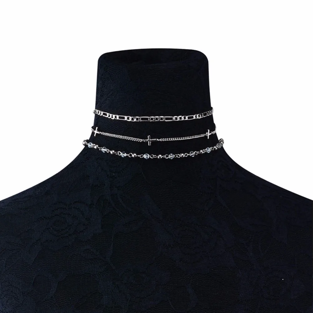 1 шт. многослойная Star Блёстки Цепочки и ожерелья Для женщин Модные украшения