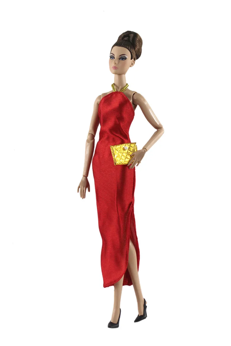 10 Национальный костюм Кукольное платье/Cheongsam вечерние платья наряды одежда свадебное платье для 1/6 BJD Xinyi FR ST кукла Барби, Новинка - Цвет: 10