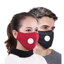 Маска против пыли PM2.5 респиратор Моющиеся Многоразовые маски хлопок унисекс теплая и Пыленепроницаемая дыхательная маска A73