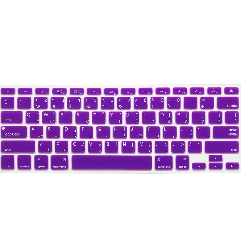 Ультра мягкий силиконовый чехол для клавиатуры из США пленка MacBook Air Pro 13 15 17