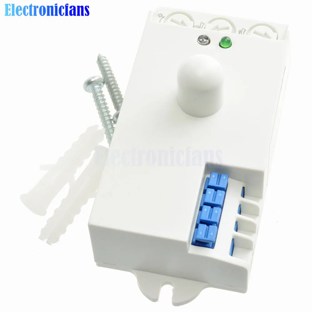 360 Degree Microwave Radar Sensor 5.8GHz CW Microwave Light Switch Motion Sensors 12-24V DC Power For Arduino