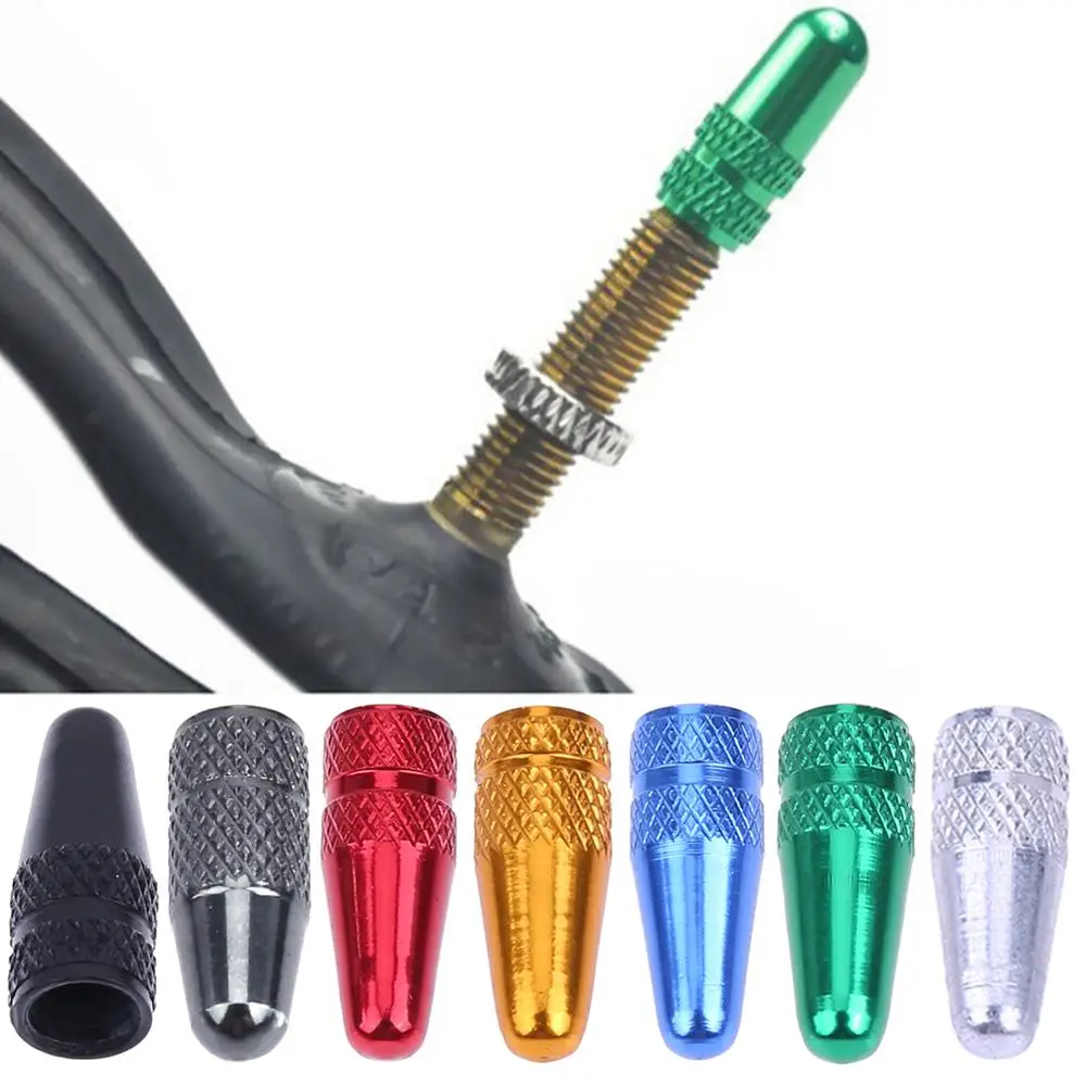 

5pcs Aluminum Alloy Bicycle Presta Valve Caps Bisiklet aksesuar High Pressure Spikes Tire Valve Dust Cover for Bike Accessories