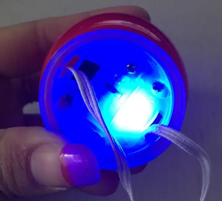 120 шт./лот светящийся милый нос клоуна LED красный волшебный для Хэллоуина