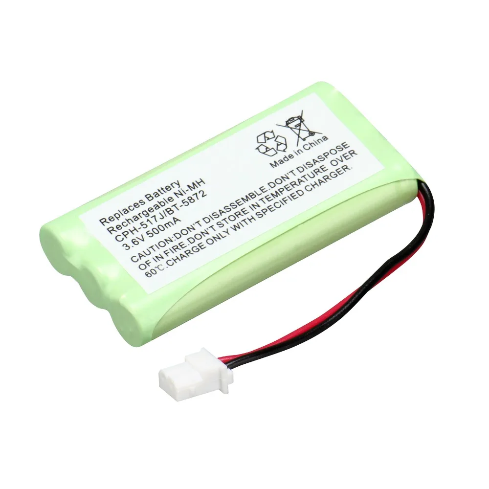 Anmas Power 1 ~ 10 шт Популярный 3 6 V 500mAh ni mh аккумулятор для телефона Vtech CPH