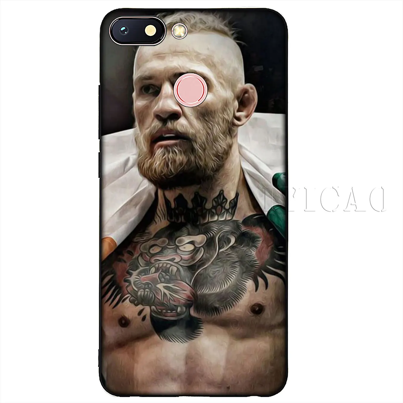 Силиконовый мягкий чехол IYICAO Conor McGregor Irish Fighter на заказ для Xiaomi Redmi 6A 5A Note 8 7 4 4X5 Plus 6 Pro черный чехол из ТПУ - Цвет: 5