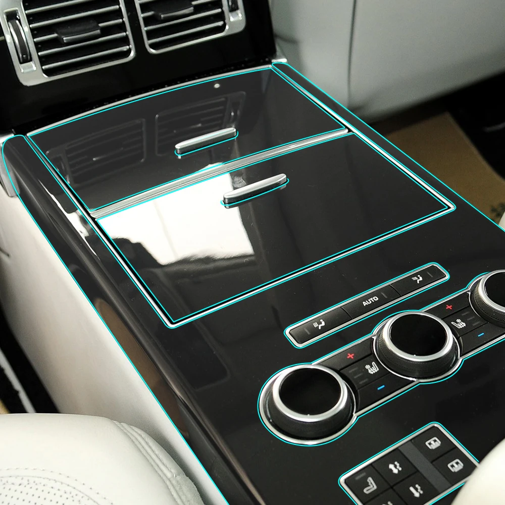 Прозрачная защитная пленка для внутренней консоли Land Rover Range Sport Vogue Discovery Velar |