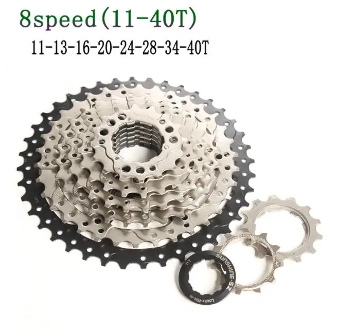 SUNSHINE-SZ MTB горный велосипед 8 s 24 скорость 11-40 T кассеты широкого соотношения