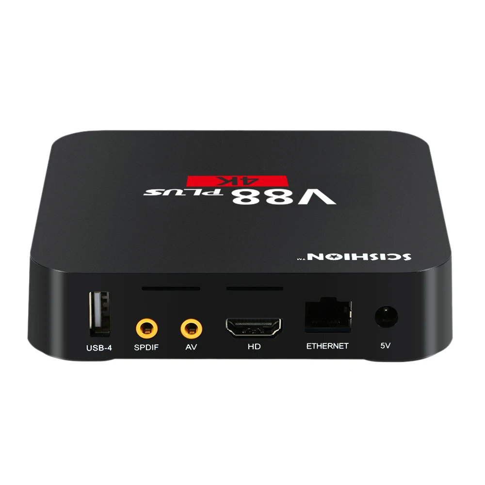 SCISHION V88 Plus Android 6 0 Смарт ТВ коробка RK3229 четырехъядерный 2G/8G UHD 4K WiFi H.265 VP9