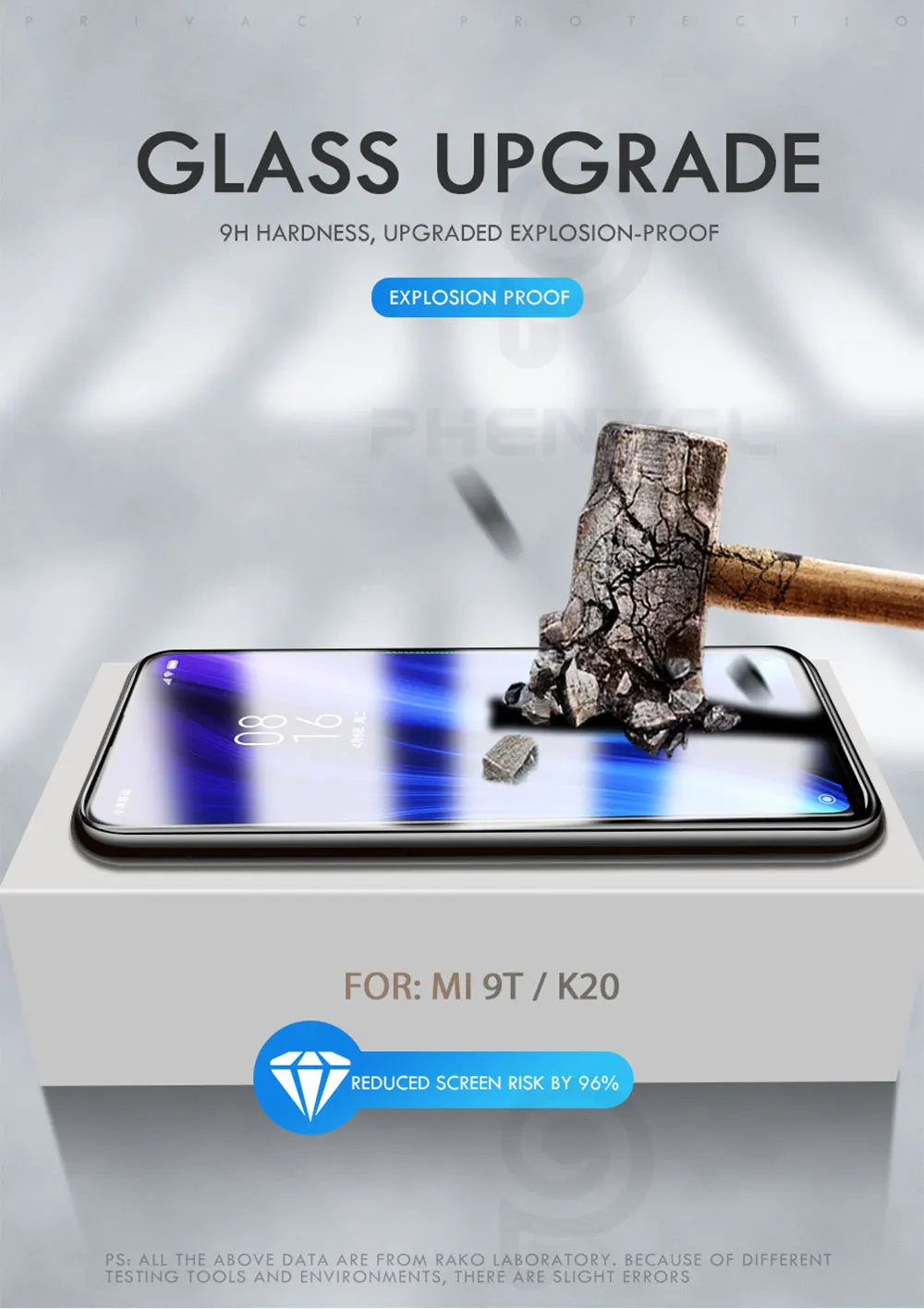 Олеофобный для Xiaomi Mi 9T Glass Redmi K20 Закаленное стекло Защитная пленка для экрана mi9t Pro Противо-взрывное 5D стекло