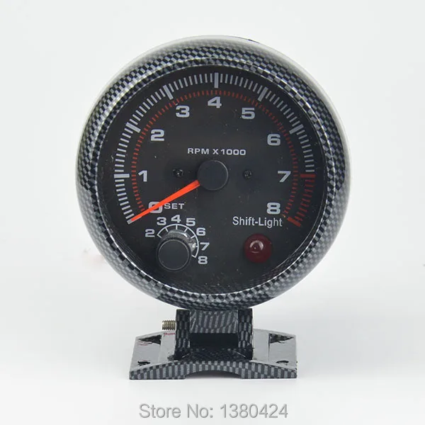 Новинка 3 75 &quotАвтомобильный счетчик оборотов указатель тахометр Манометр 0 8000