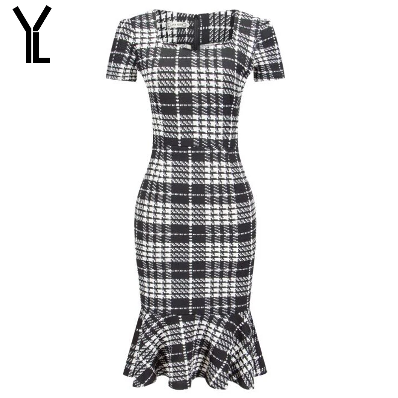 

2018 Women Dress Casual Straight Dot Office Dress New Style Fashion Vestido De Festa Robe Femme Summer Dress Plus Size S-3XL