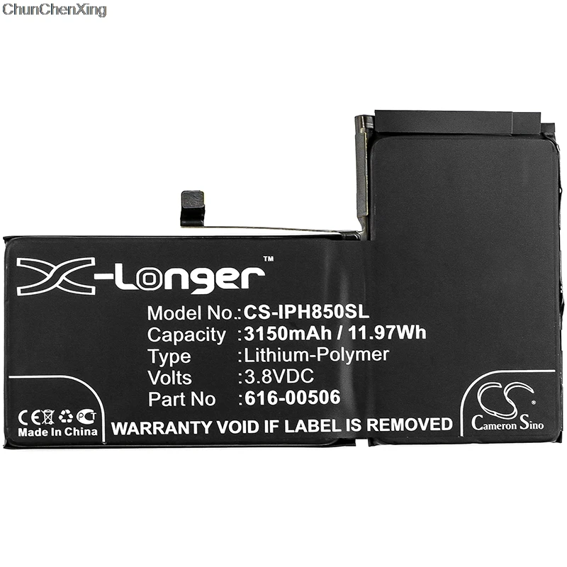 Аккумулятор Cameron Sino 3150mAh 616 00506 для Apple A1921 A2014 A2100|Аккумуляторы мобильных телефонов|