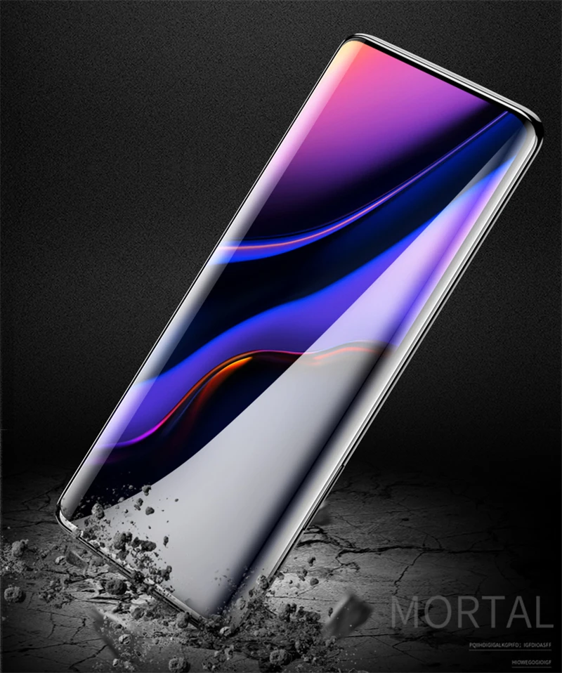 OnePlus 7 Pro 5D изогнутое закаленное стекло 4D полное клеевое Защитное для экрана One Plus 1