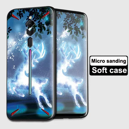 Красный Противоударный мягкий Силиконовый ТПУ чехол для телефона ZTE Nubia Red Magic 3 чехол s NX629J RedMagic 3 тонкий защитный бампер чехол RedMagic3 - Цвет: Красный
