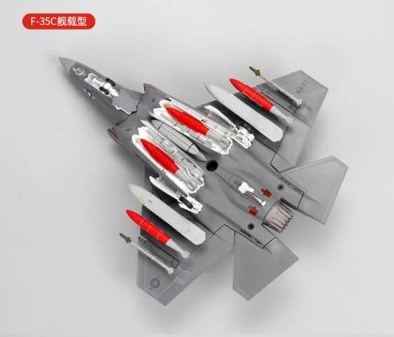 Масштаб 1/72 США истребитель самолета Американский стелс военно-морской армии F35