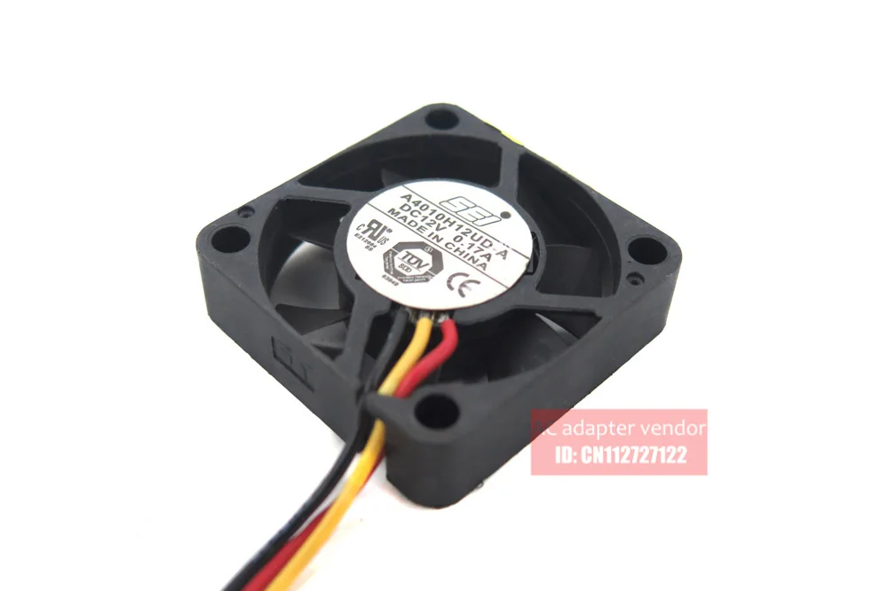 

SEI A4010H12UD-A 12V 0.17A 4CM 4010 cooling fan
