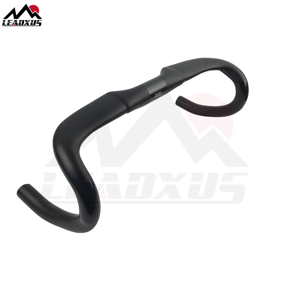 420mm matte LEADXUS новые аэрокарбонат рукоятка для дорожного велосипеда руль/откидной руль углеродный руль для шоссейного велосипеда, руль для Размеры 400/420/440 мм - Цвет: 420mm matte