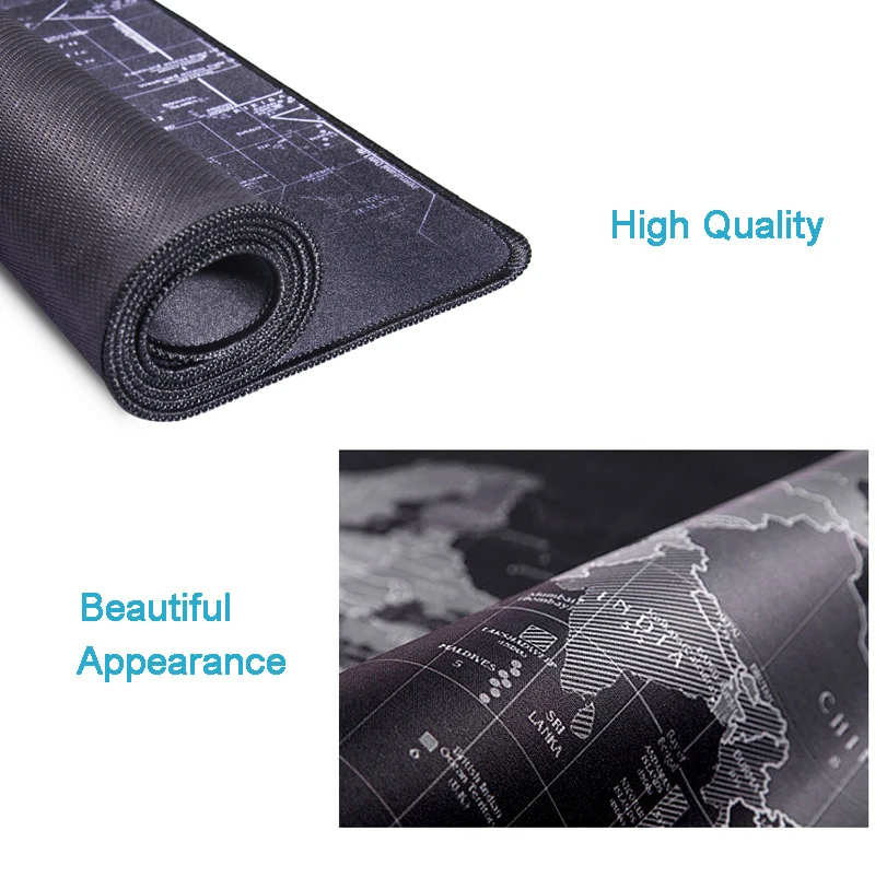 Игровой коврик для мыши Shellnail большой геймерский компьютерный со светодиодной