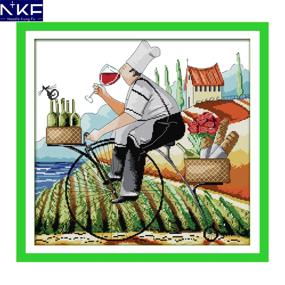 

Набор для вышивки крестиком NKF Enjoy life в виде фигурки
