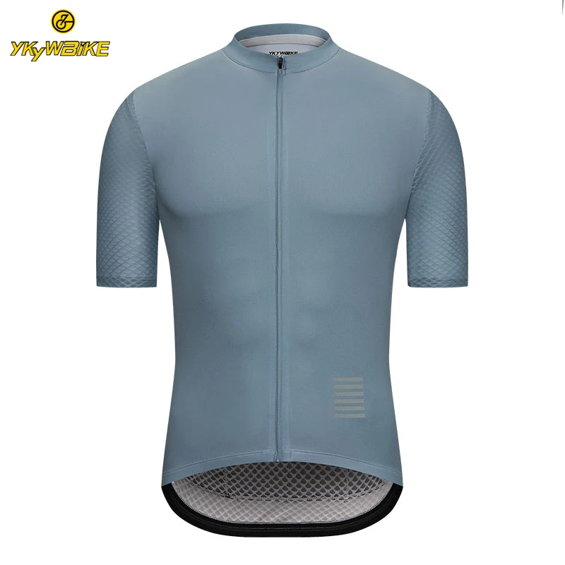 Зеленый Велосипедная майка Pro team, летняя мужская одежда с коротким рукавом для горного велосипеда MTB, одежда для велоспорта Ropa Ciclismo, быстросохнущая велосипедная рубашка - Цвет: Зеленый