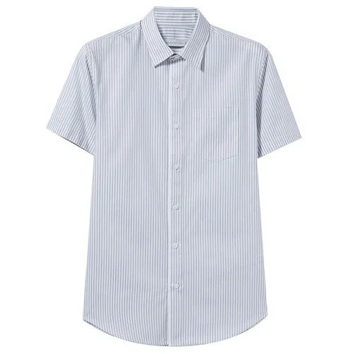 06Gray Giordano мужская повседневная рубашка с короткими рукавами из натурального хлопка, имеется несколько вариантов данной модели - Цвет: 06Gray
