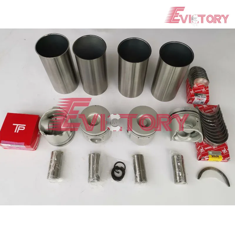 

For Isuzu engine 4JG1 4JG1T engine rebuild kit Piston + ring cylinder liner gasket kit bearing valve