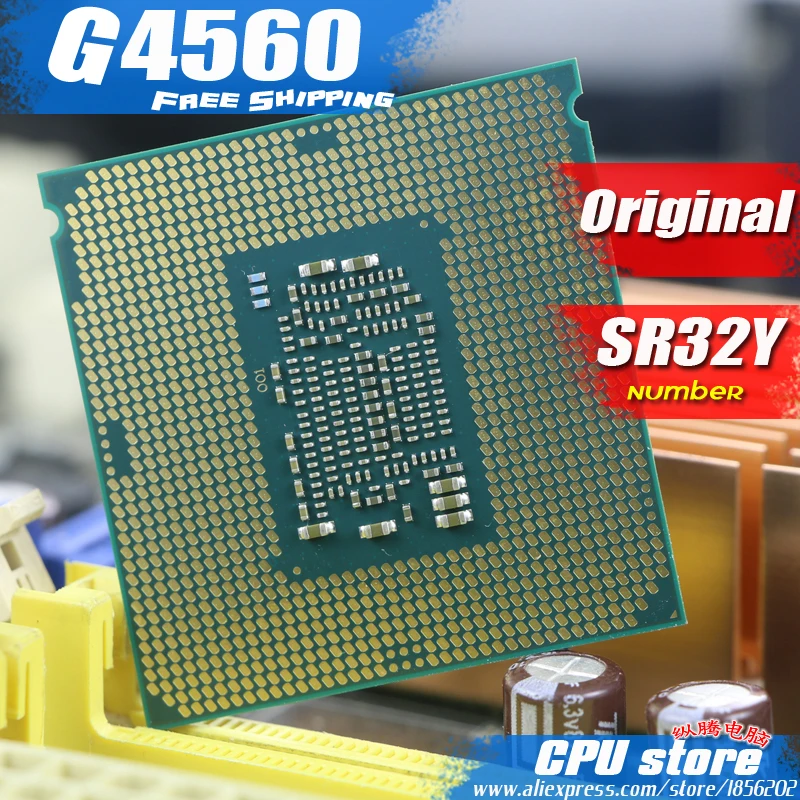 Процессор Intel Pentium G4560 LGA1151 3 5 ГГц/3 Мб 14нм двухъядерный процессор 100% рабочий