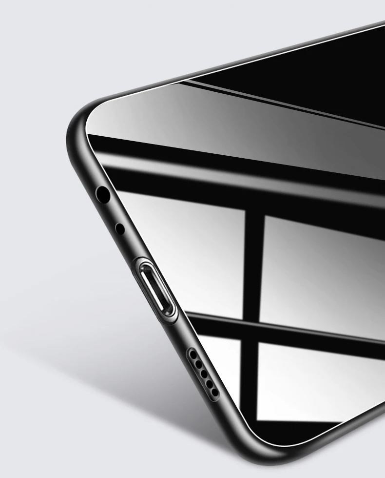 Чехол vopton для OPPO A3s A5, тонкий глянцевый чехол из закаленного стекла, мягкая силиконовая рамка, противоударный жесткий чехол для OPPO A5S A3s capa