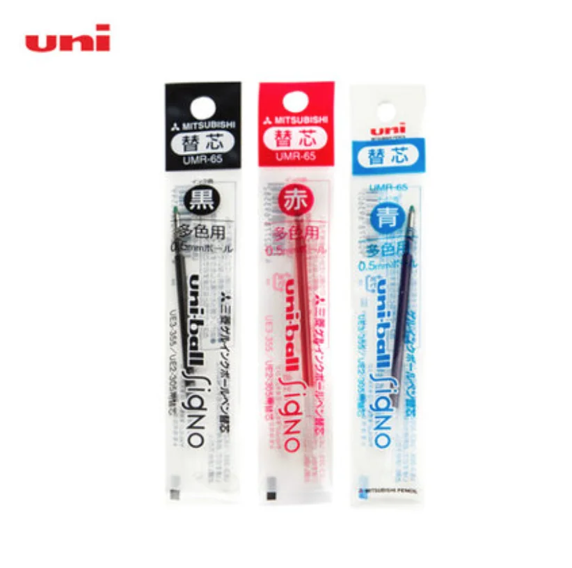 

Japanese Brand 7 Pieces/Lot UNI UMR-65 for WUS-305 MUE-405 UE3-355 Gel Pen Refill