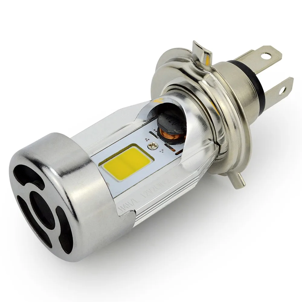 Safego H4 6500K светодиодный головной светильник для мотоцикла hi/lo 20 Вт* 2 2000 лм* 2 светильник для мопеда, скутера, мотоцикла, лампа белого цвета, DC 12 В