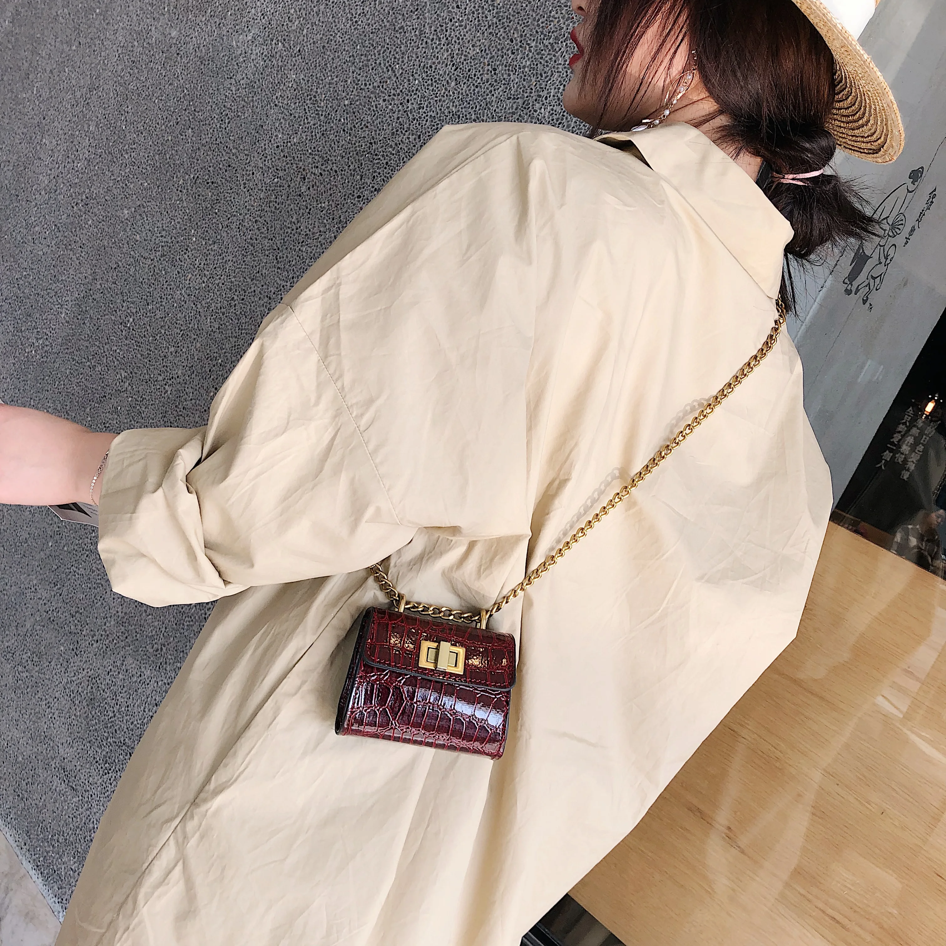 Женские мини сумки через плечо с каменным узором женские дизайнерские Сумки из