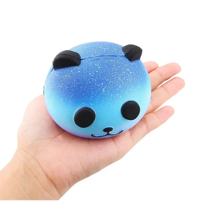 1pc Cute Blue Panda Cream Scented Squishy Slow Rising Squeeze Kid Toy Phone Charm Gift 2018 Dropshipping | Игрушки и хобби