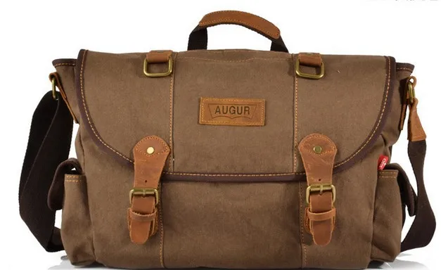 2014 New Men's Vintage Canvas Bag School Military Casual Messenger Black etc four colors|bag wristlet|bagbag personal |
