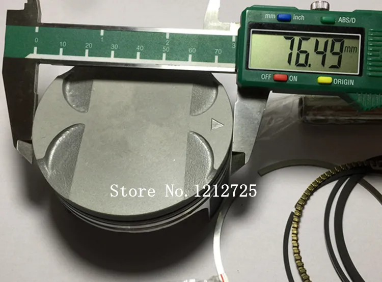Zongshen NC250 Мотоцикл цилиндра аксессуары NC 250 XZ250R T6 ZS177MM поршневой двигатель поршневых колец диаметром 77 мм pin 16 мм