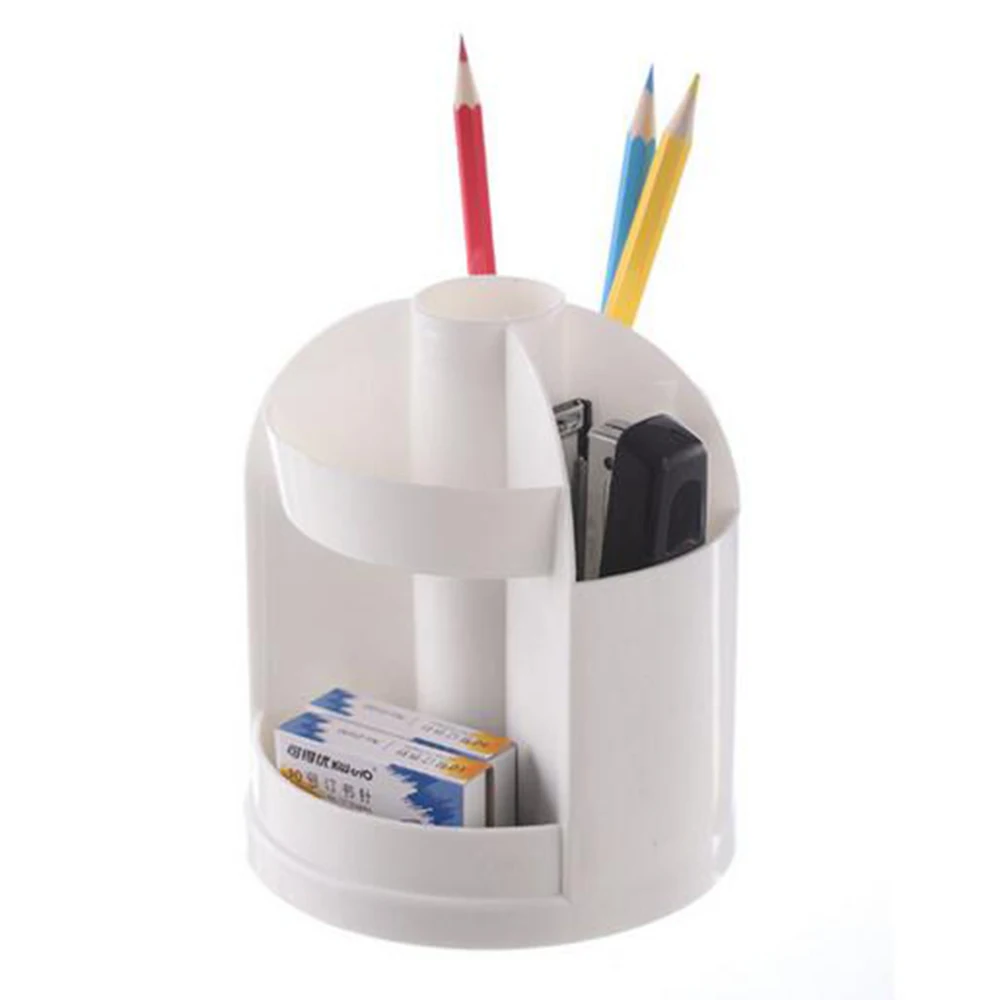 

1 Pcs Multi-function Rotating Plastic Gift Pen Holder Office Storage Box Storage Box Multi-purpose Pen Holder