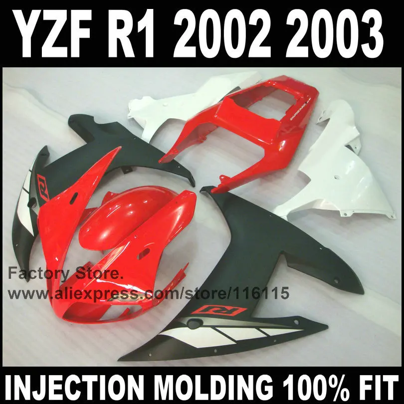 Обтекатели для YAMAHA 2002 R1 2003 YZF 02 03|fairing kit|abs fairingr1 |