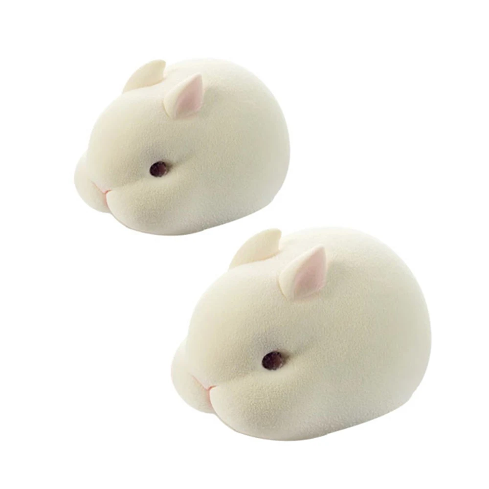 3D милый кролик мусс силиконовый шоколадный помадка торт печенье плесень Мыло