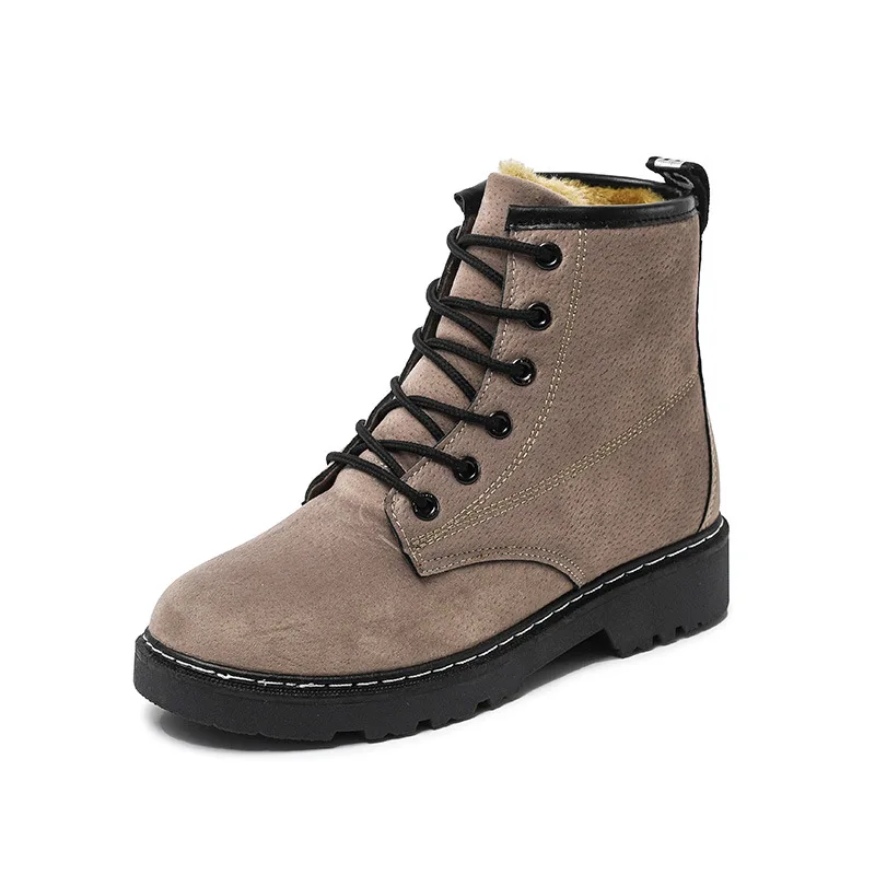 Женские теплые сапоги Koovan из шерсти и кожи для зимы 2020 новая женская обувь