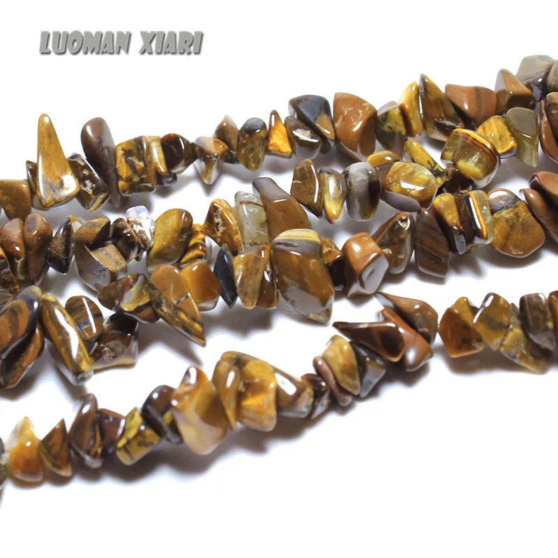 Оптовая продажа бусины из натурального камня тигрового глаза в форме кристаллов
