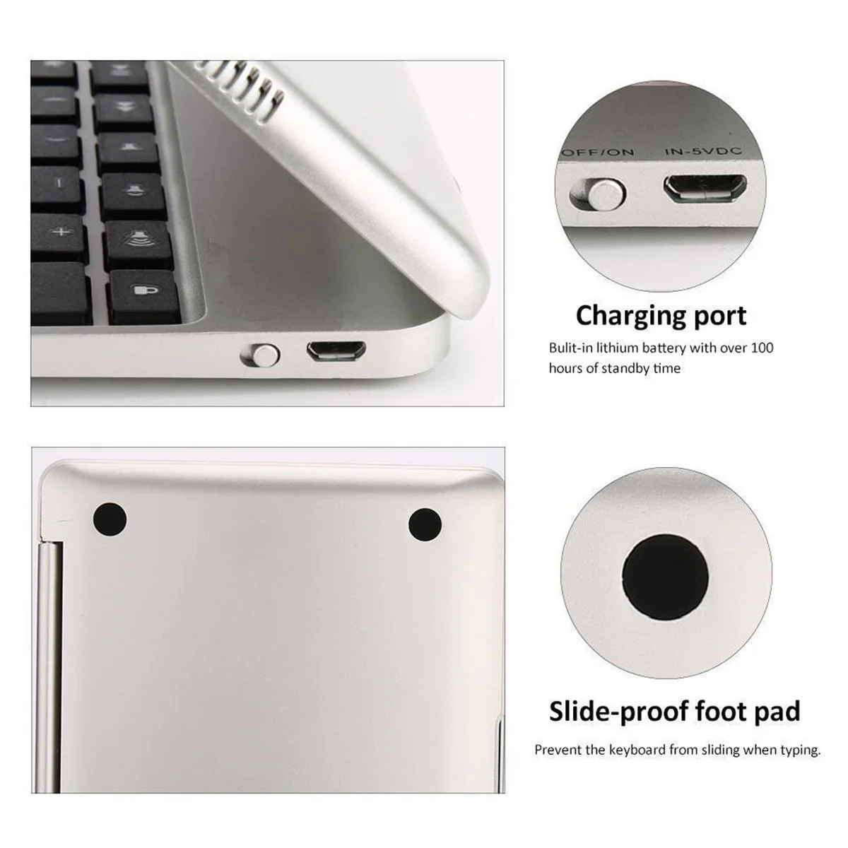 Ipad Pro 9,7 дюйма Bluetooth клавиатура Ipad Air 2 клавиатура и мини 1234 клавиатура с ABS защитный чехол