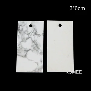 Белые бумажные карточки, 50 шт.лот, 3x6 см