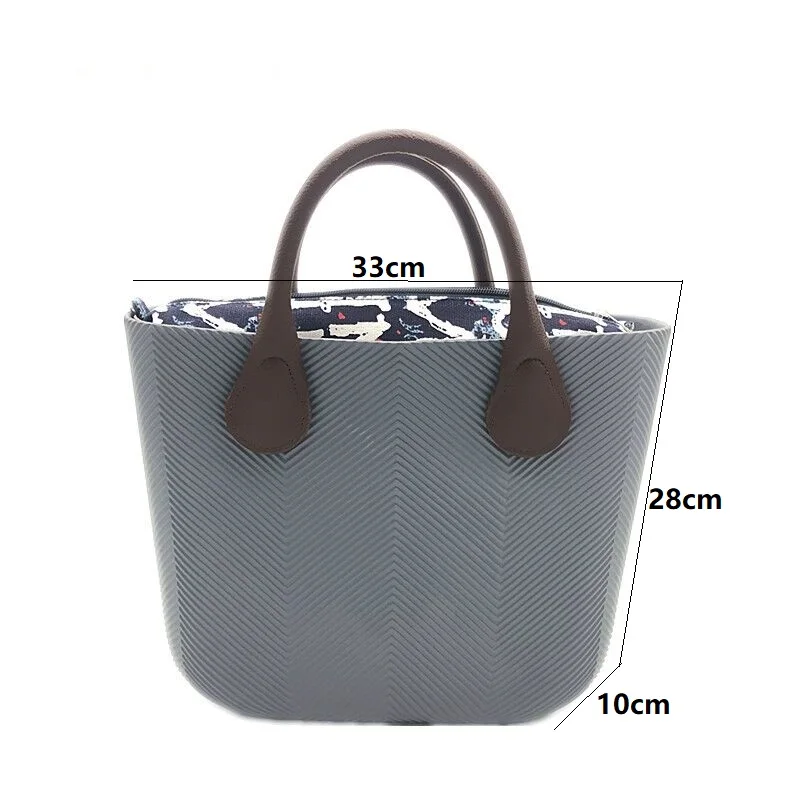 Женская сумочка из силикагеля obag с ручками Пляжная классическая отделка ЭВА