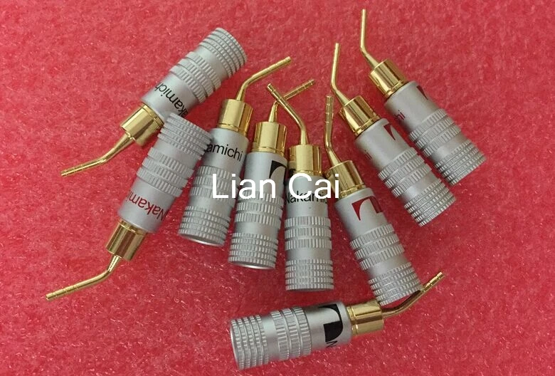 Новинка 4 шт. Высококачественный Новый 24K золотистый динамик Nakamichi Pin Angel 2 мм