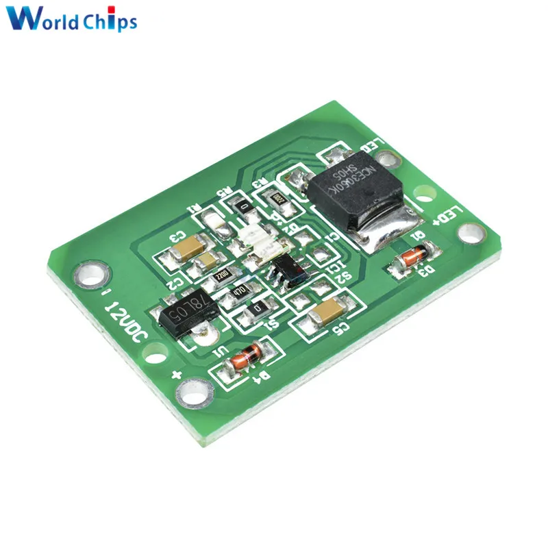 Емкостный сенсорный переключатель модуль датчика 12 В нажимная кнопка задвижка с