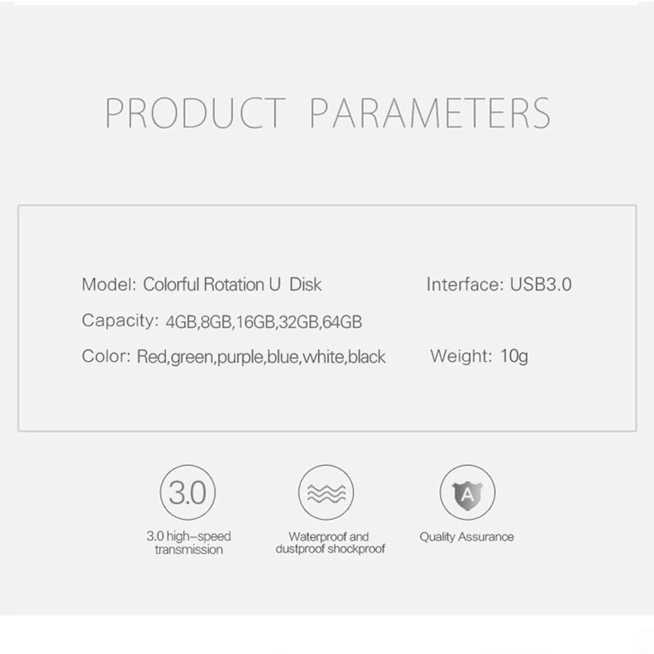Мини-флеш-накопитель Wansenda USB 3 0 цветной флеш-накопитель 64 ГБ 32 16 8 4 качественный