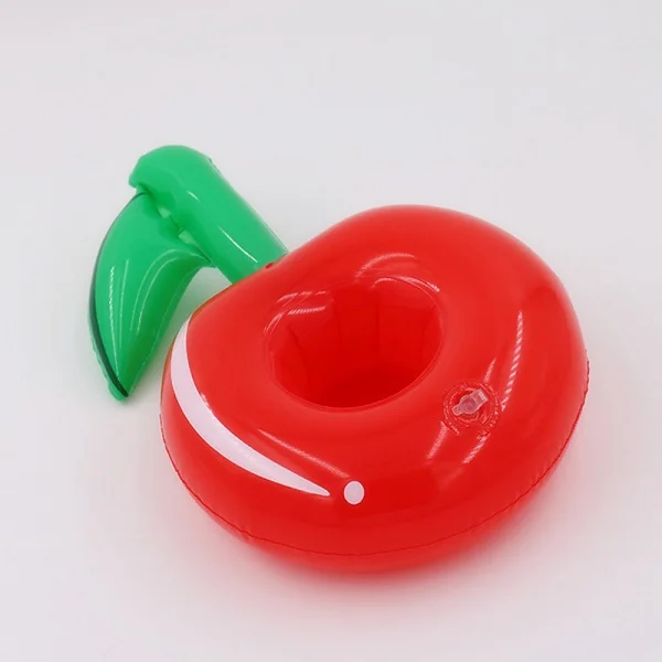 Cherry PIKAALAFAN мини надувной подстаканник маленький Фламинго плавающий краб милый мультфильм животных игрушечные фрукты бассейн купальные вечерние украшения - Цвет: Cherry