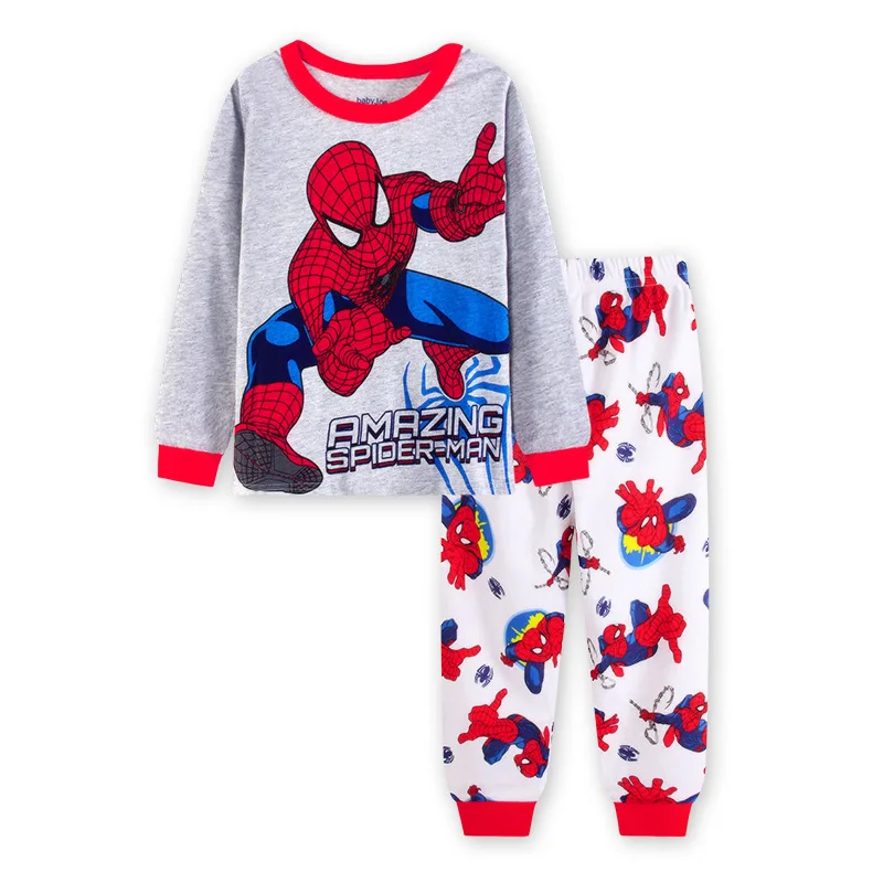 Retail! 2-7 yrs boys&ampgirls pijamas cotton children pyjamas sleepwear baby kids pajama set cartoon toddler boy clothes | Детская