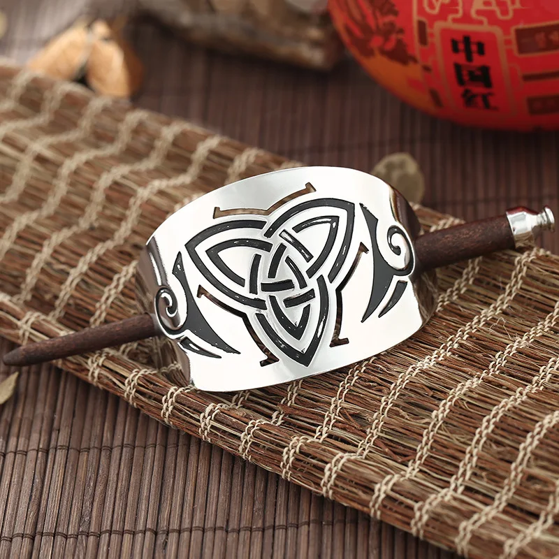 

Retro Natural Wooden Carved Flower Hair Stick New Arrival 2018 National Style Geometry Handmade Women Hair Pins Accessory