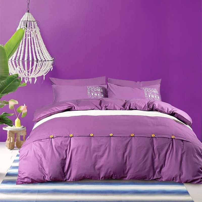 

All cotton mercerization Luxury Bedding Set Soft Bedclothes Duvet/Quilt Cover Bed Linen sheet set 4 Pieces Bedding Sets